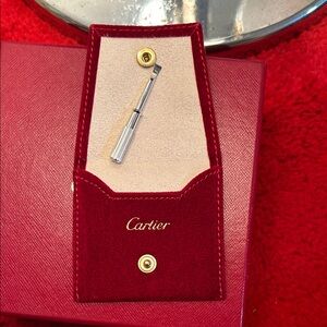 Cartier LOVE Bracelet screwdriver Red and Gold Velvet Tool Pouch
